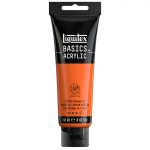 Liquitex BASICS Acrylic Paint 118 mL Tube Cadmium Orange Hue