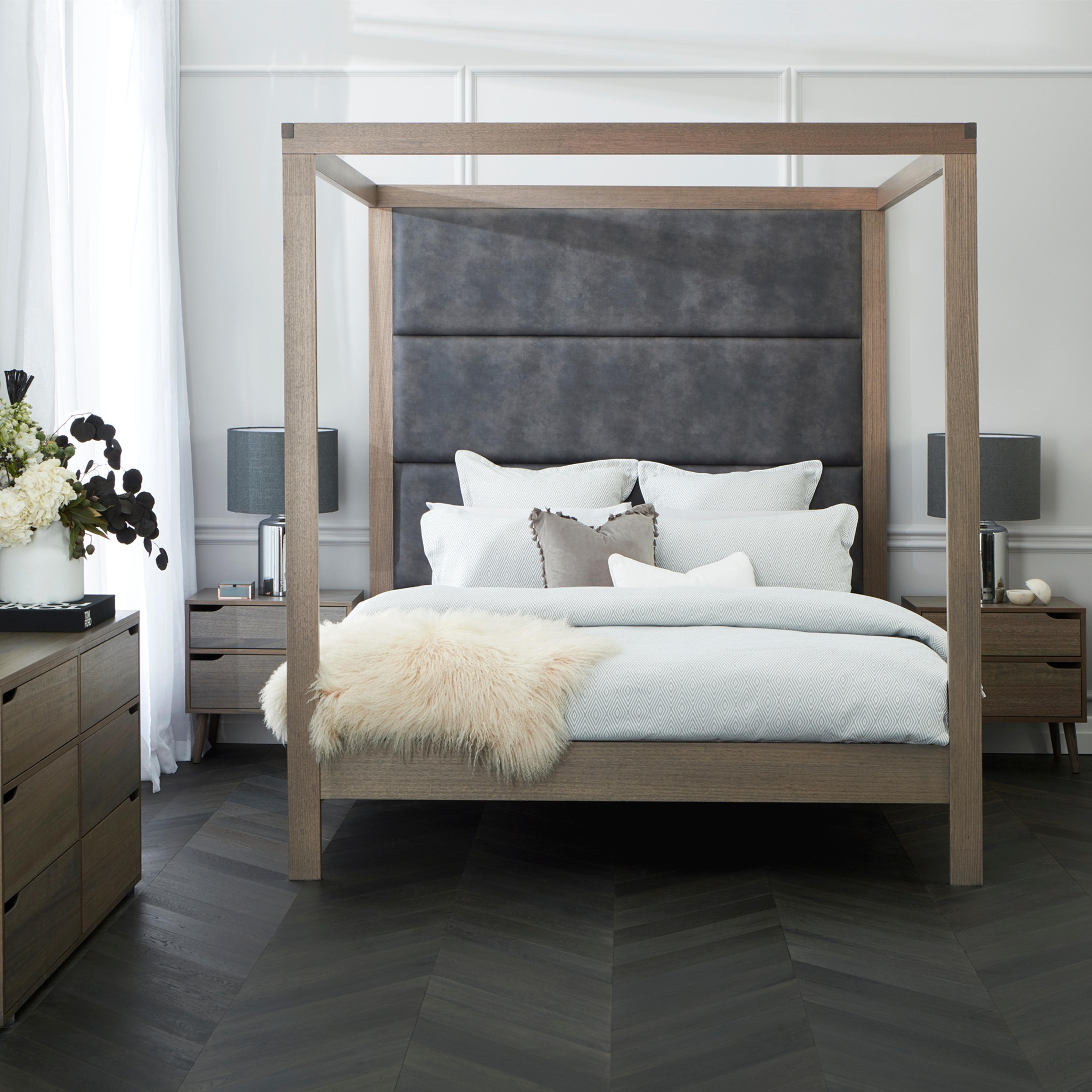 Lifestyle image of the Lincoln Storage & Chest, Ghost Gum from Forty Winks