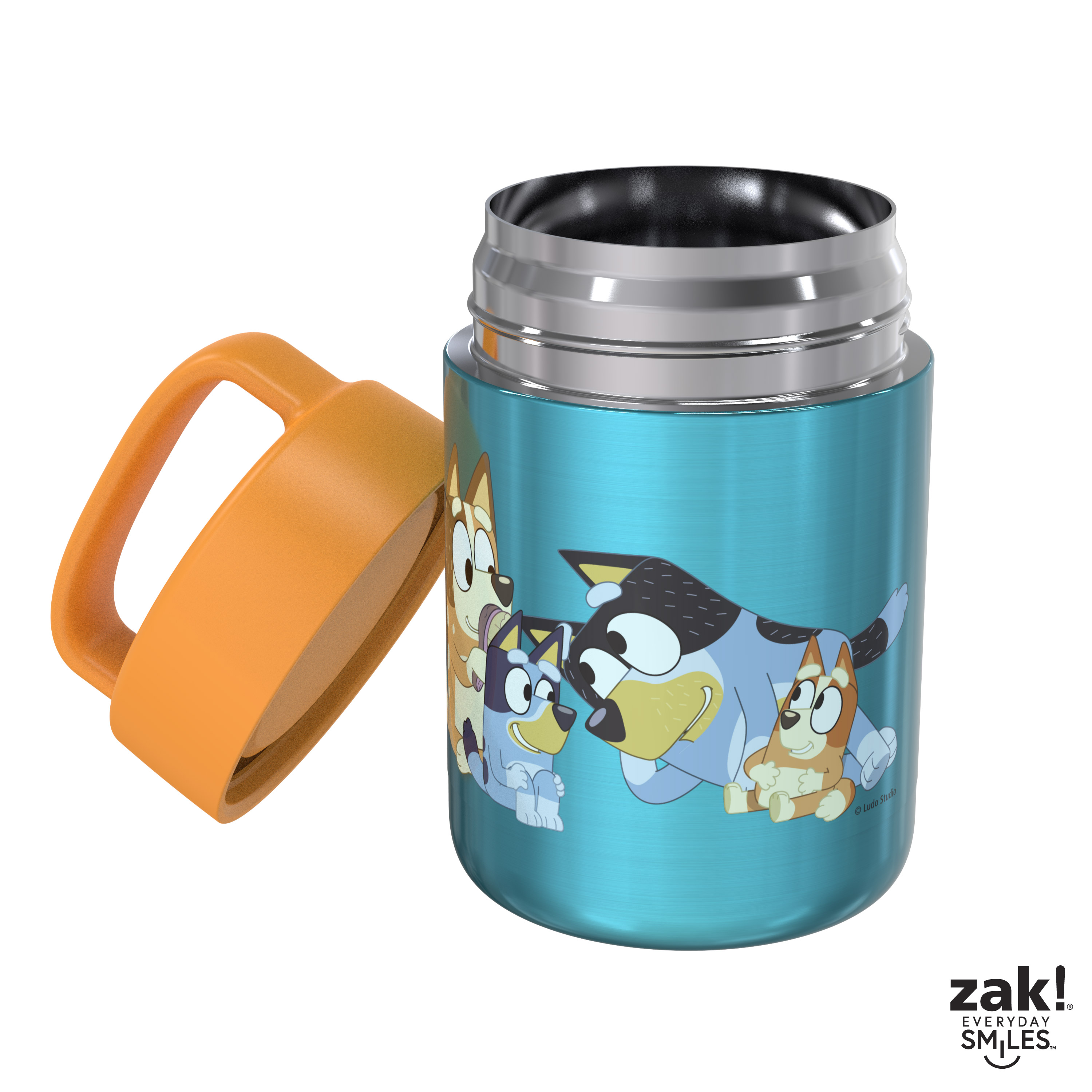 Bluey Reusable Vacuum Insulated Stainless Steel Food Container, Bluey and Friends slideshow image 3