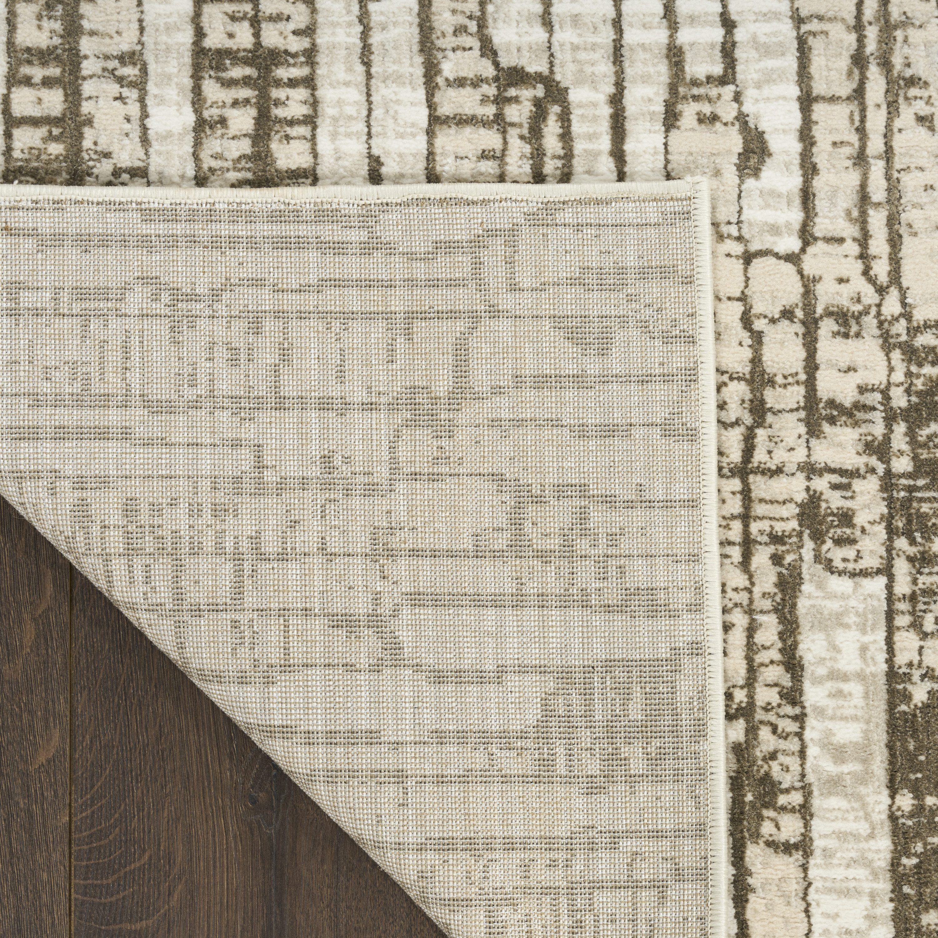 Nourison Soft Structure 5'3" x 7'3" Mocha Modern Indoor Rug