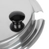 8 ½-inch stainless steel hinged cover with Kool-Touch® handle