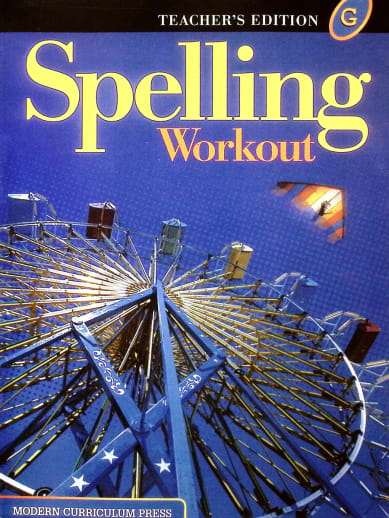 Spelling Workout 2001 Level G Teacher Edition