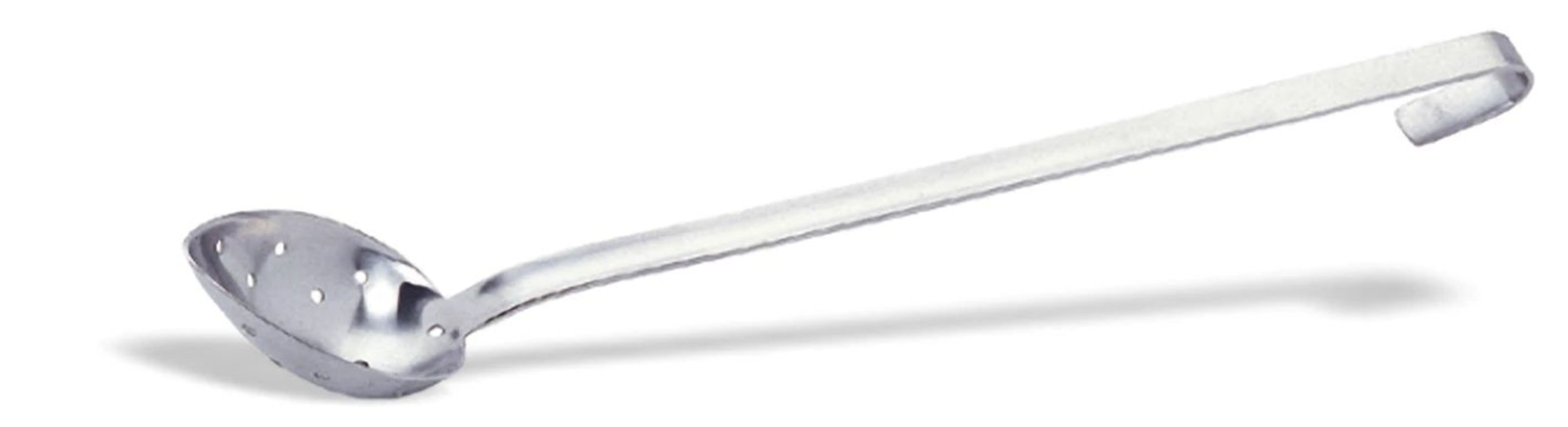 Cuchara perforada monobloc profesional perforada de acero inoxidable de 37 centímetros
