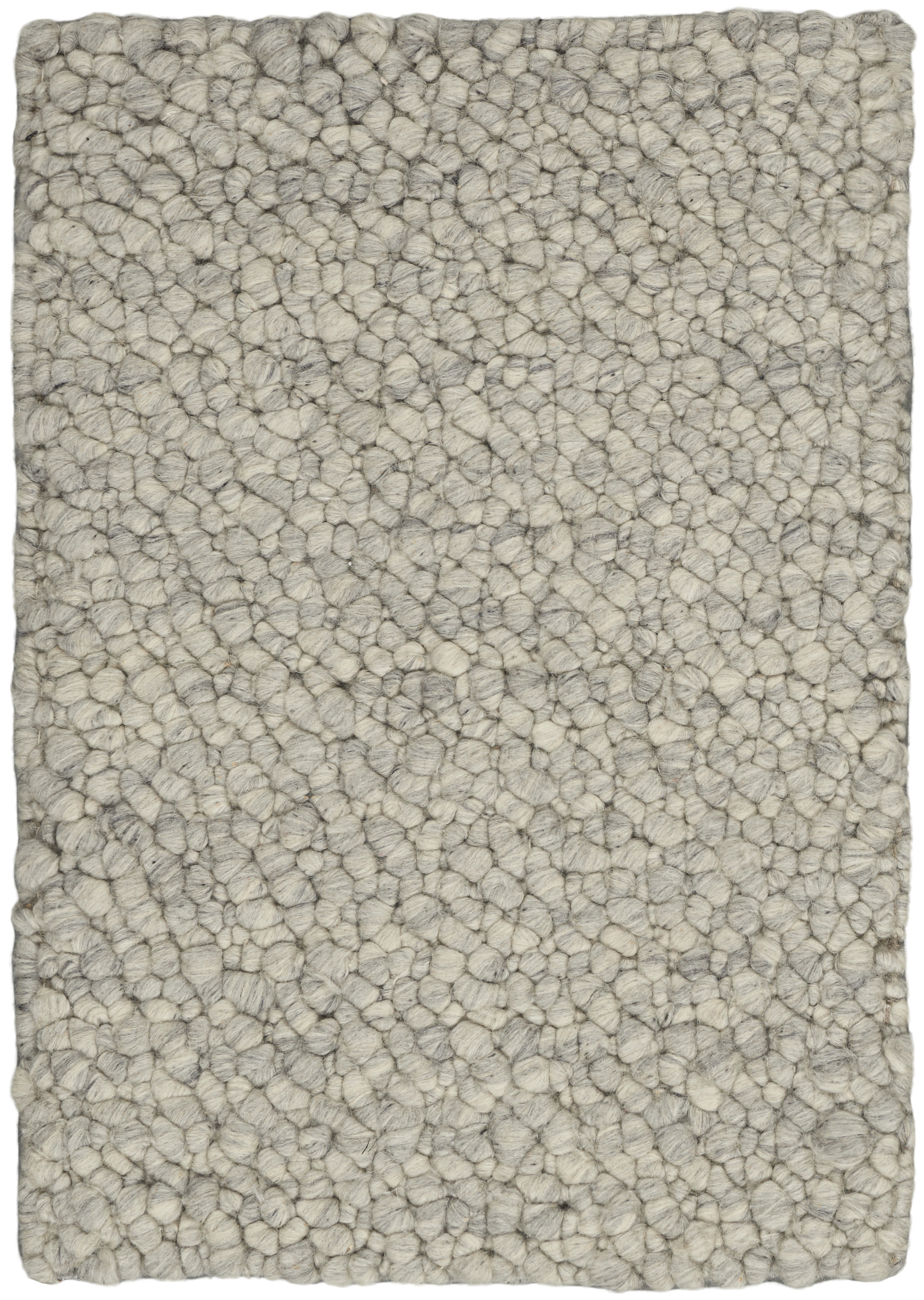 Calvin Klein Riverstone 2' x 3' Grey Ivory Contemporary Indoor Rug