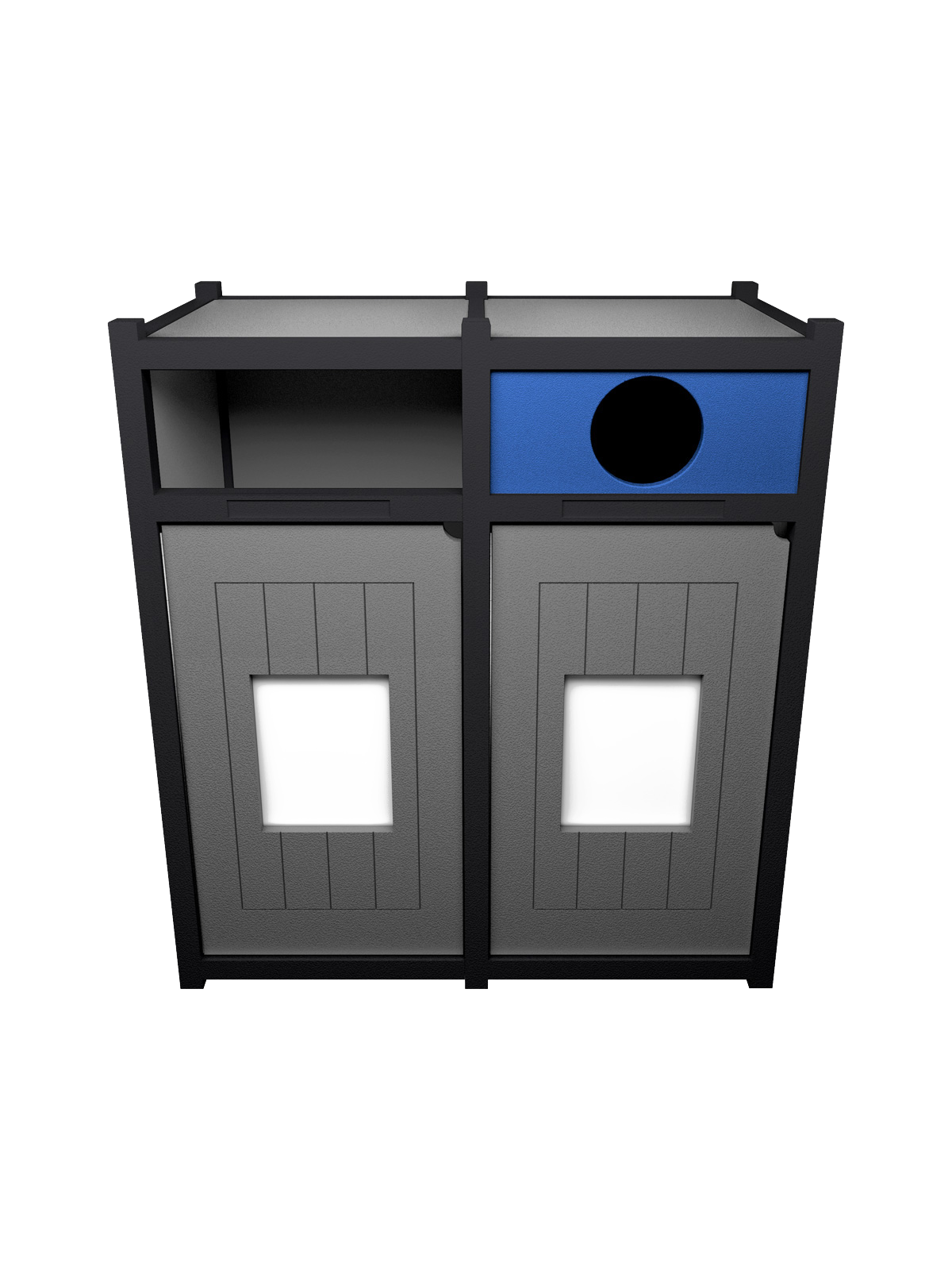 VISION (1) – Double – Unit – Full-Circle – Black-Grey-Blue