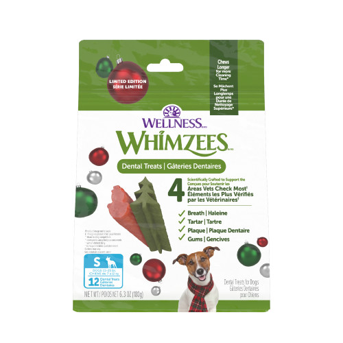 WHIMZEES Winter Shapes Front packaging