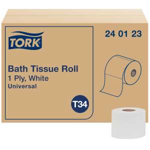 Tork, T34 Universal, 1 ply, 3.75in Bath Tissue