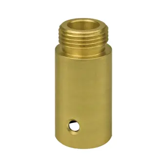 Gold Ferrule Used With Indoor Flagpole Toppers with Threaded Bottom - Imported