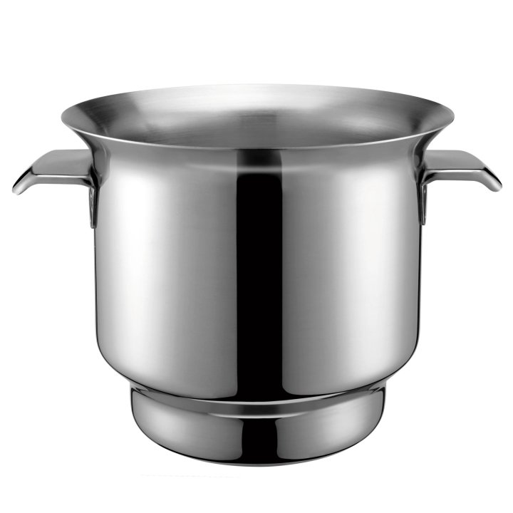 Cubo champán con asas fijas de 18 centimetros en acero inoxidable