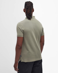 Blaine Tartan Short-Sleeved Polo Shirt Dusty Green