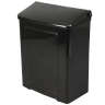 Impact, Plastic Bottom Drop Sanitary Napkin Receptacle, Black
