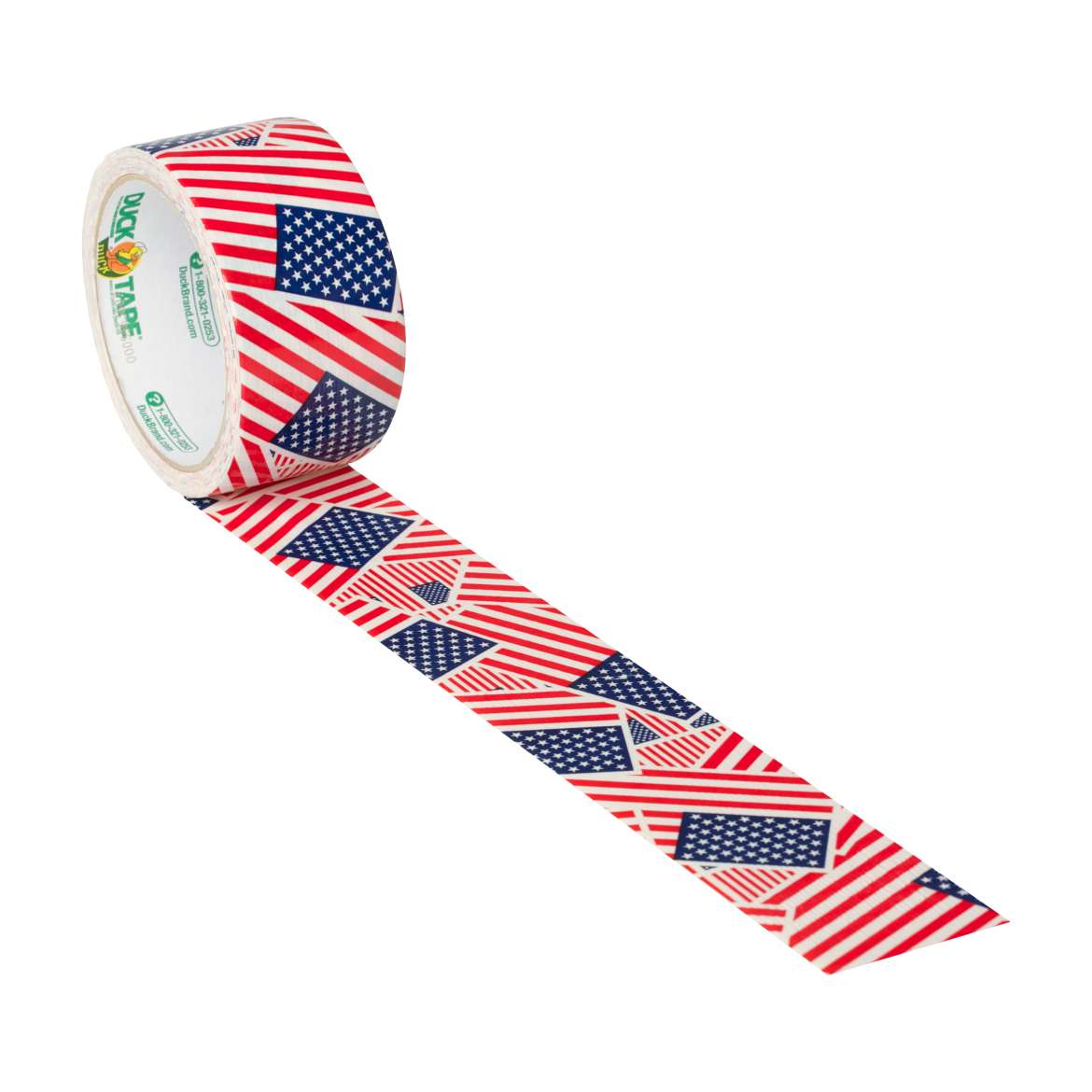 Printed Duct Tape US Flag, 1.88 in. x 10 yd. Duck Brand