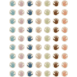 Everyone is Welcome Helping Hands Mini Stickers, Pack of 378