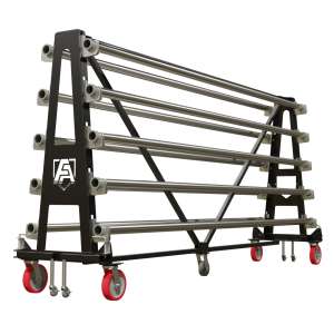 Hillyard, Gator Roll Vinyl Storage Rack, 10 Roll