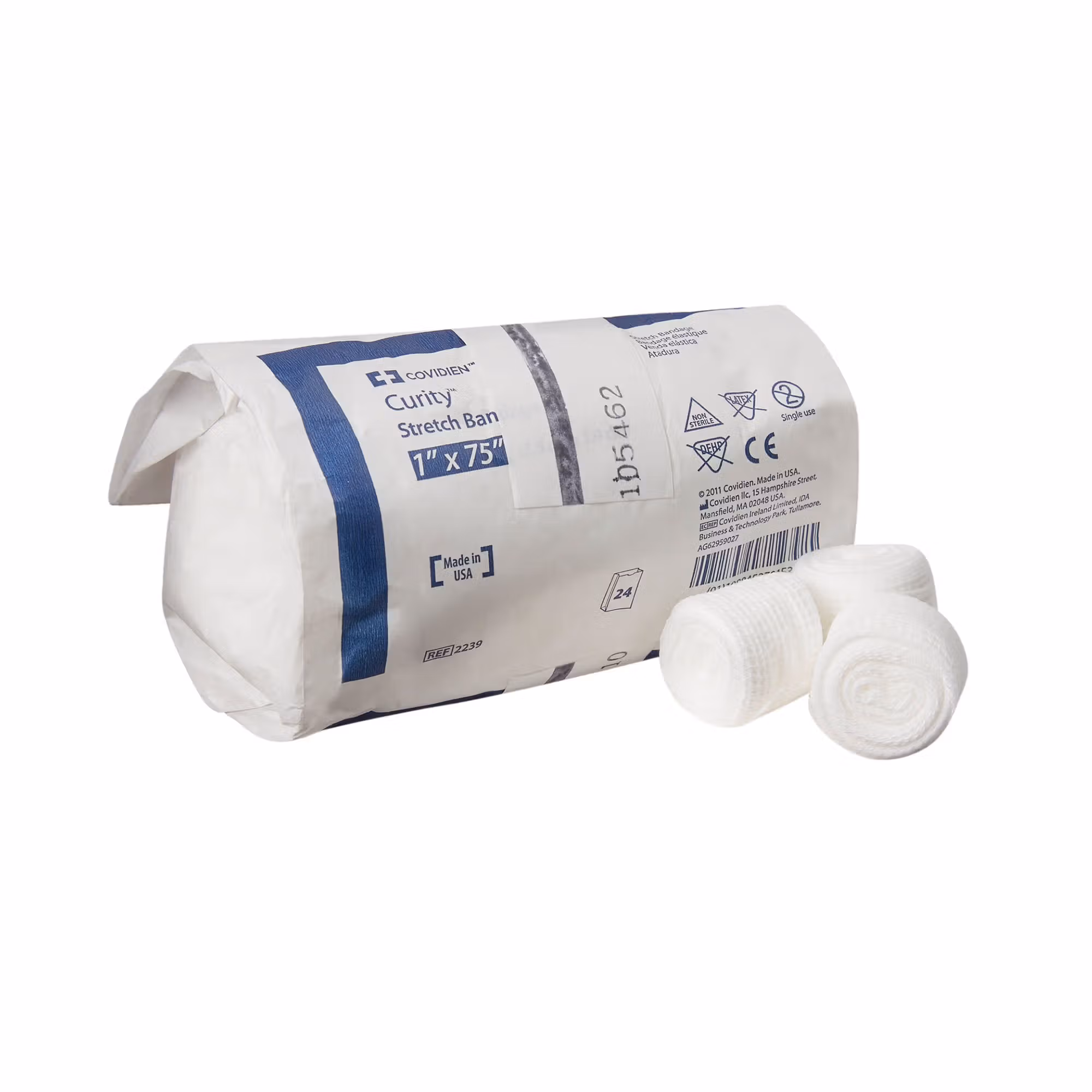 Curity™ Conforming Bandage, 1 x 75 Inch, One-Ply
