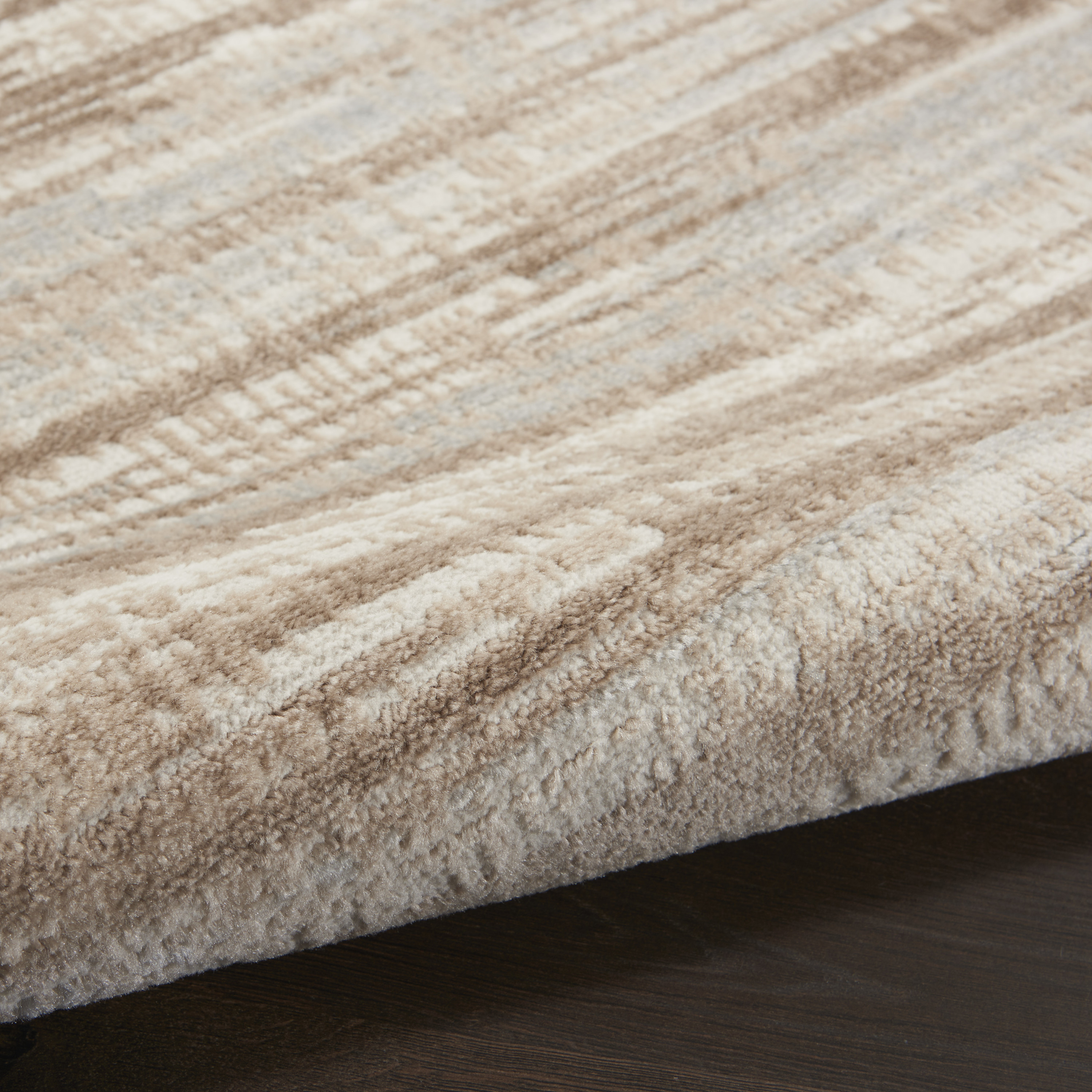 Nourison Elation 10' x 14' Ivory Grey Modern Indoor Rug