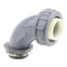 90 DEG Insulated, 1-1/2 in. Size, Threaded connection, Polyvinyl Chloride material