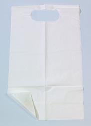 Tidi® Slipover Adult Economy Bib, 18 x 30 in., White