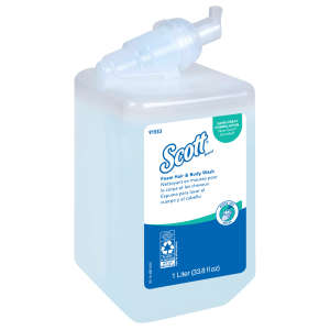 KIM91553, Kimberly Clark, Scott, Pro Foam Body & Hair Wash Foam Soap, Essential Manual Dispenser 1000 mL Cartridge