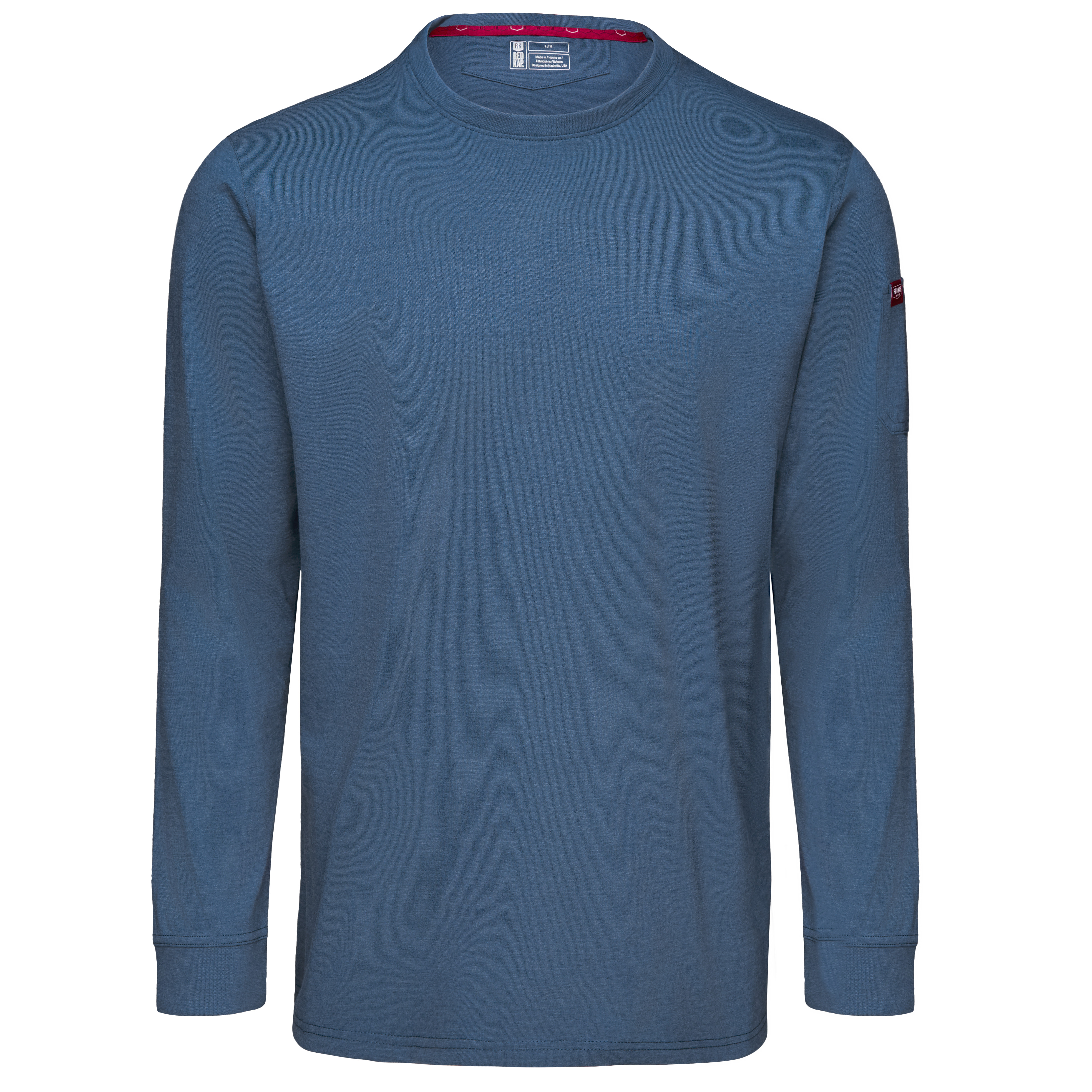 Men‘s Wicking Long Sleeve T-Shirt-Red Kap