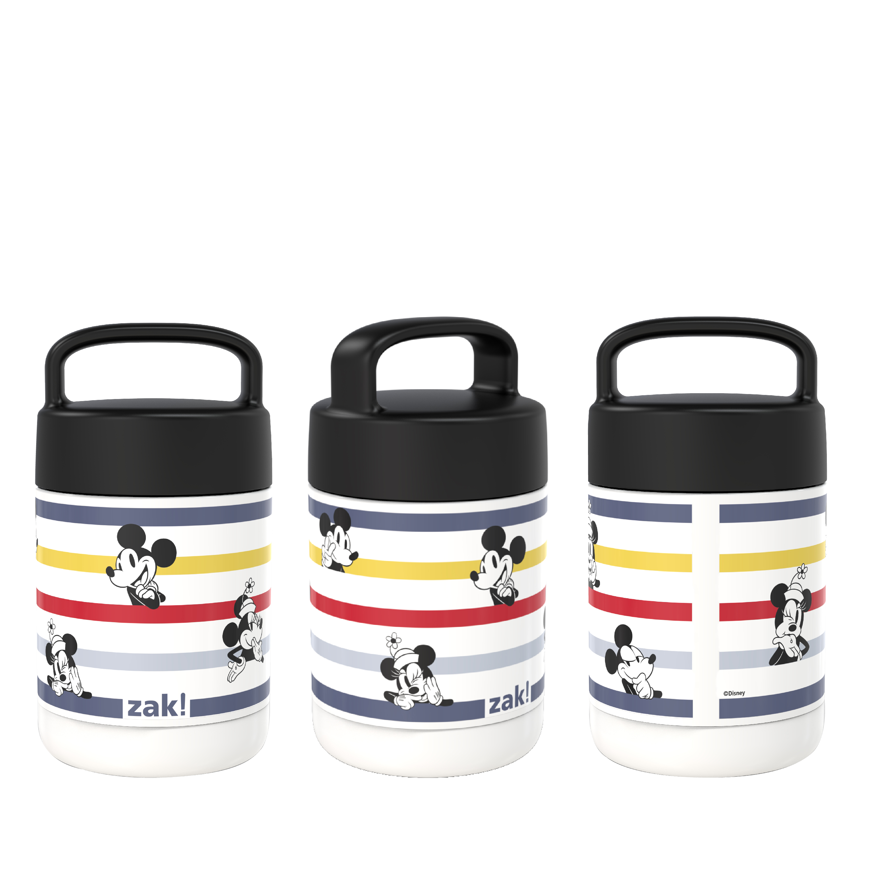 Disney Reusable Vacuum Insulated Stainless Steel Food Container, Mickey Mouse and Minnie Mouse slideshow image 2