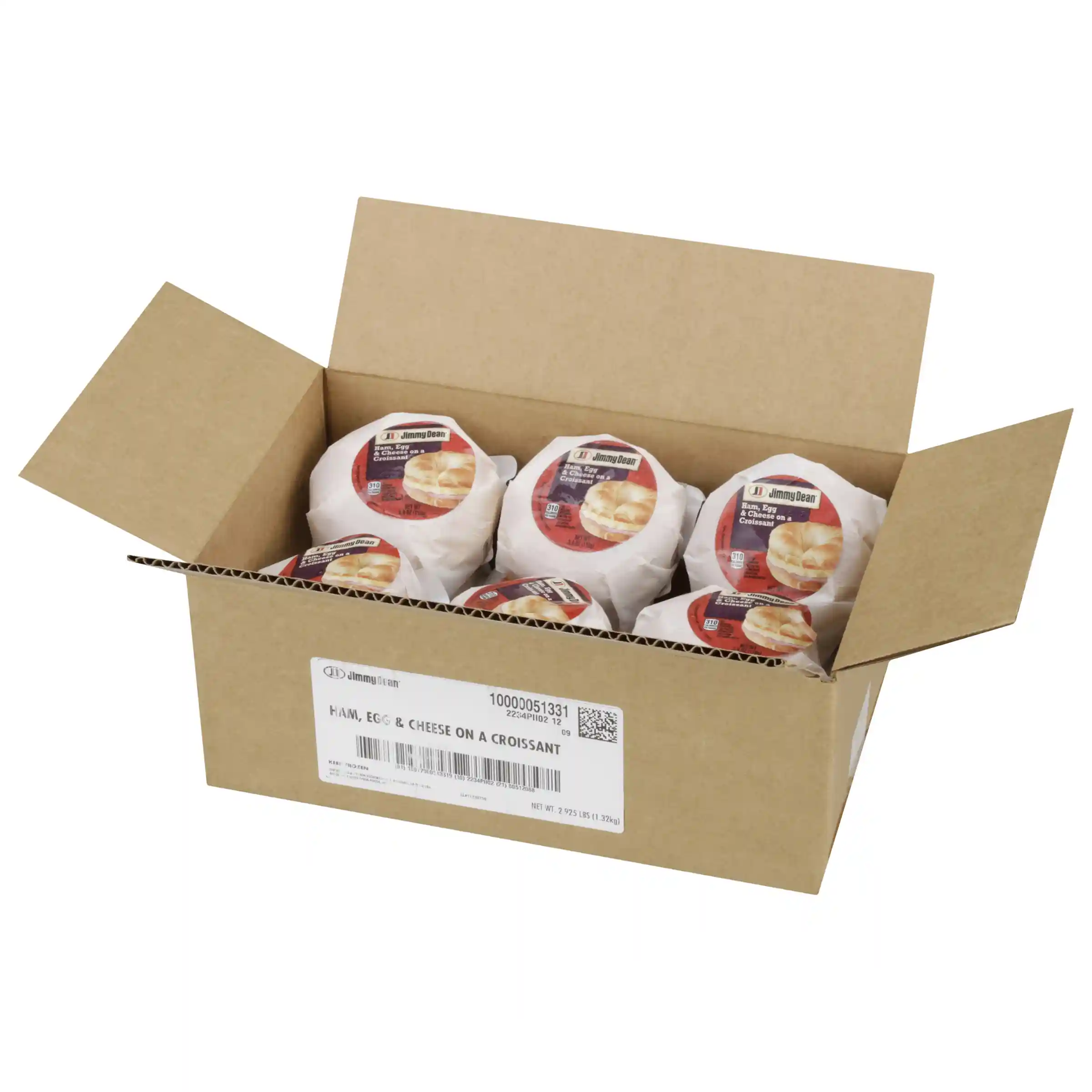 Jimmy Dean® Butcher Wrapped Ham, Egg & Cheese Croissant_image_3
