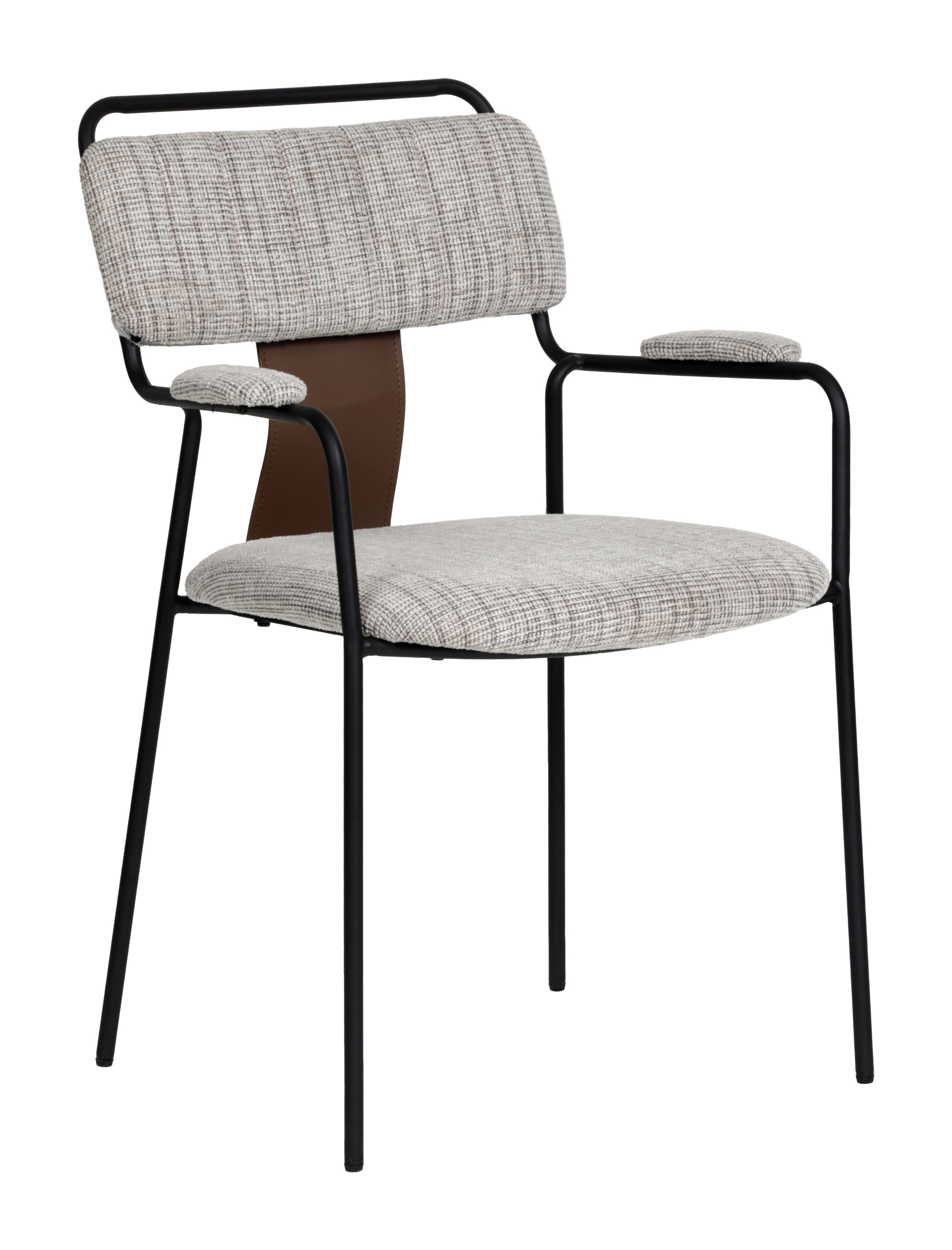 Couva Dining Chair (Set of 2) Gray Tweed product image