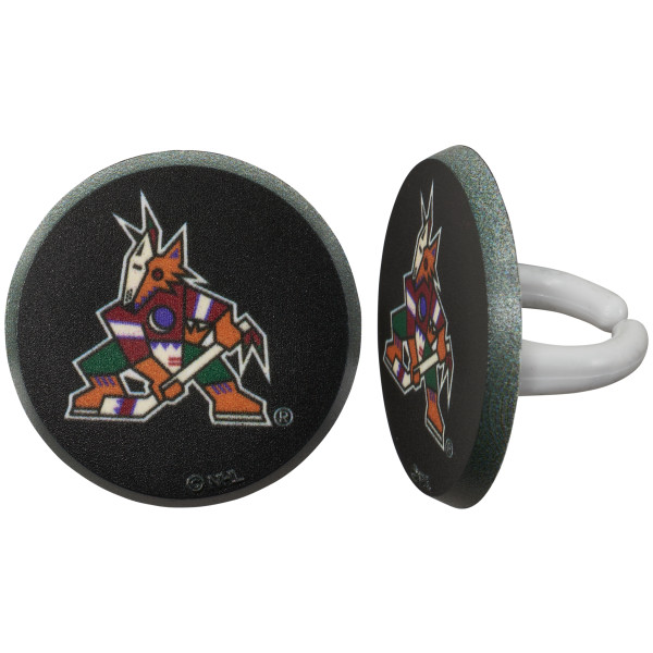 NHL® Team Puck Cupcake Rings
