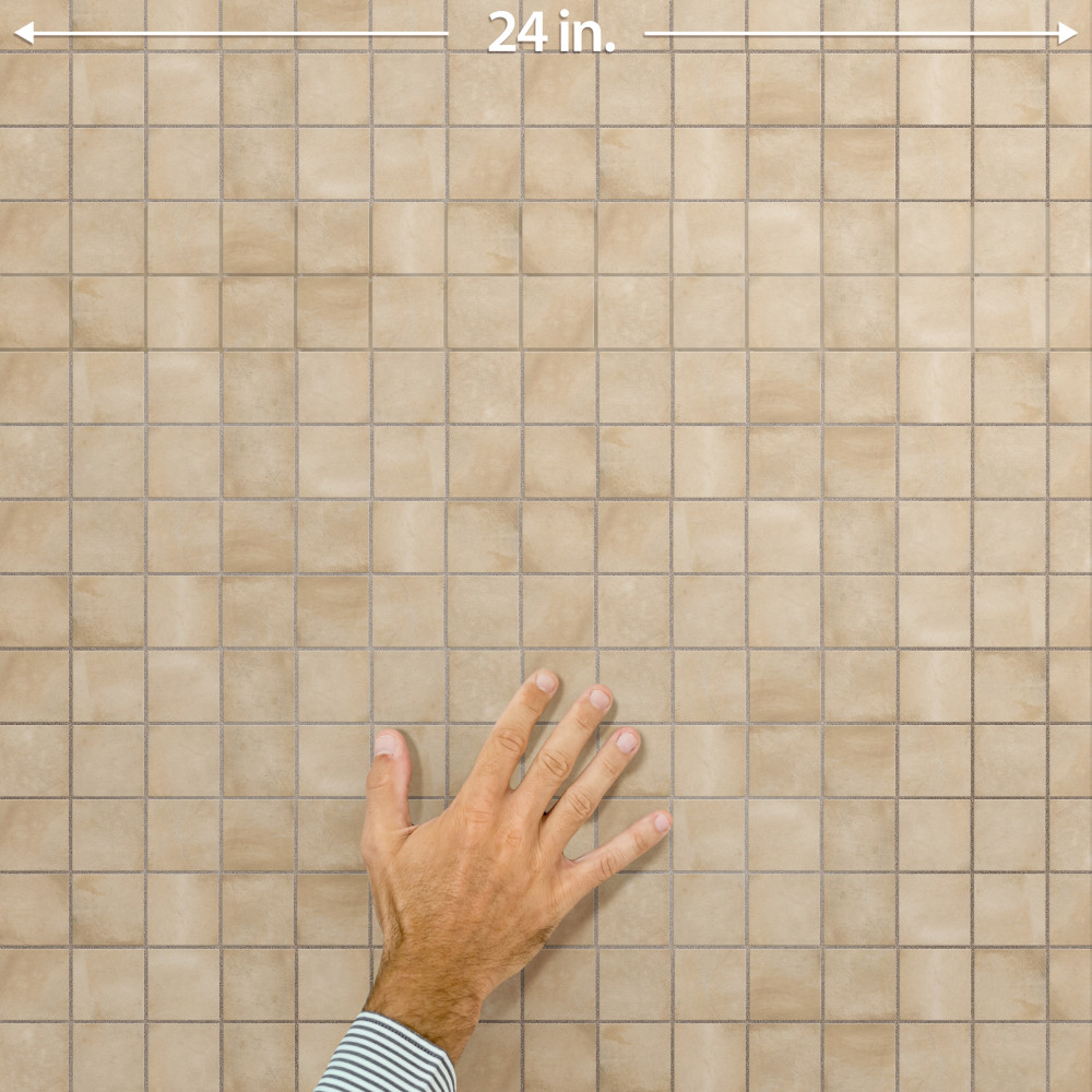 Laverton Taco Beige 1-5/8 in. x 1-5/8 in. Porcelain Floor and Wall Tile