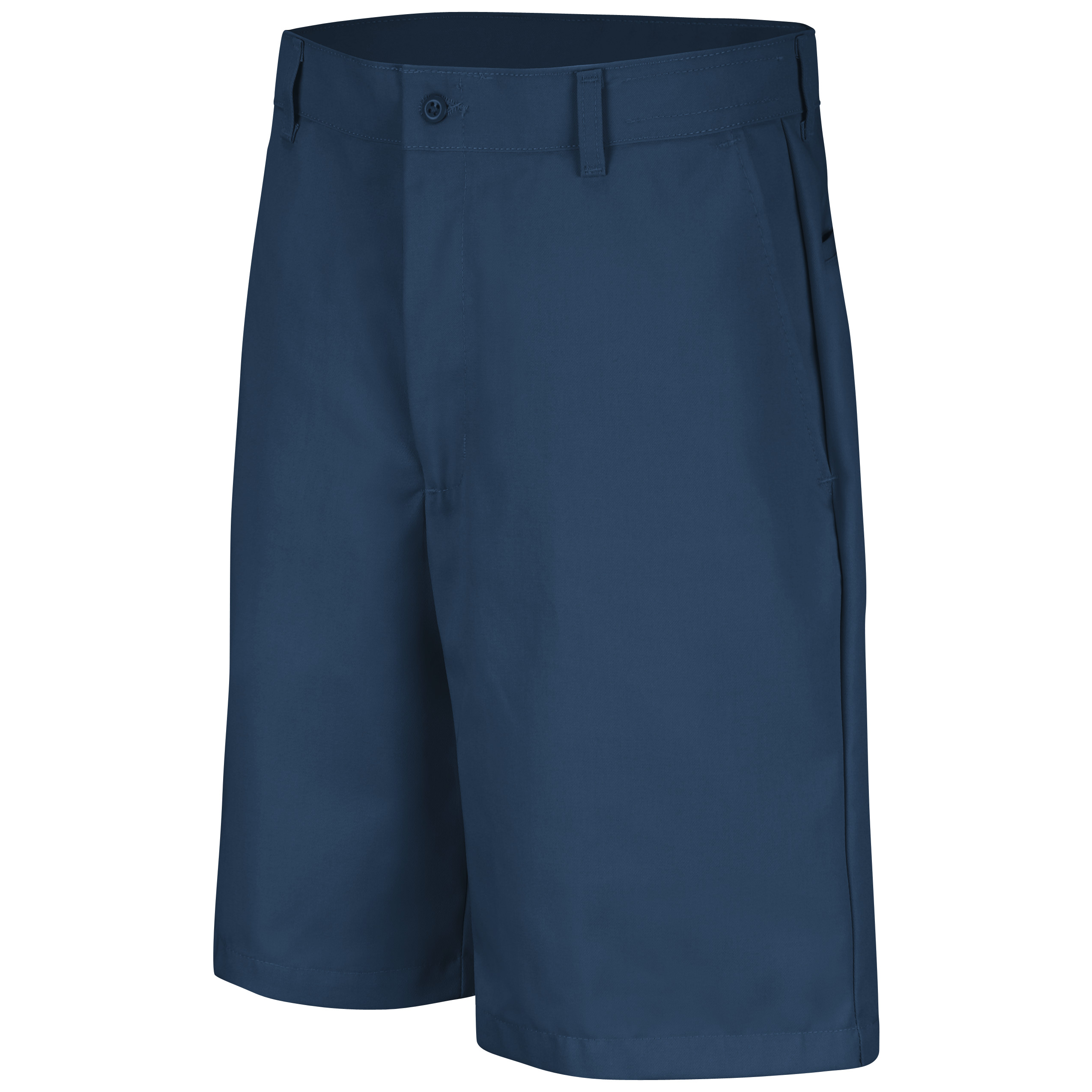Men‘s Cotton Casual Plain Front Shorts-Red Kap
