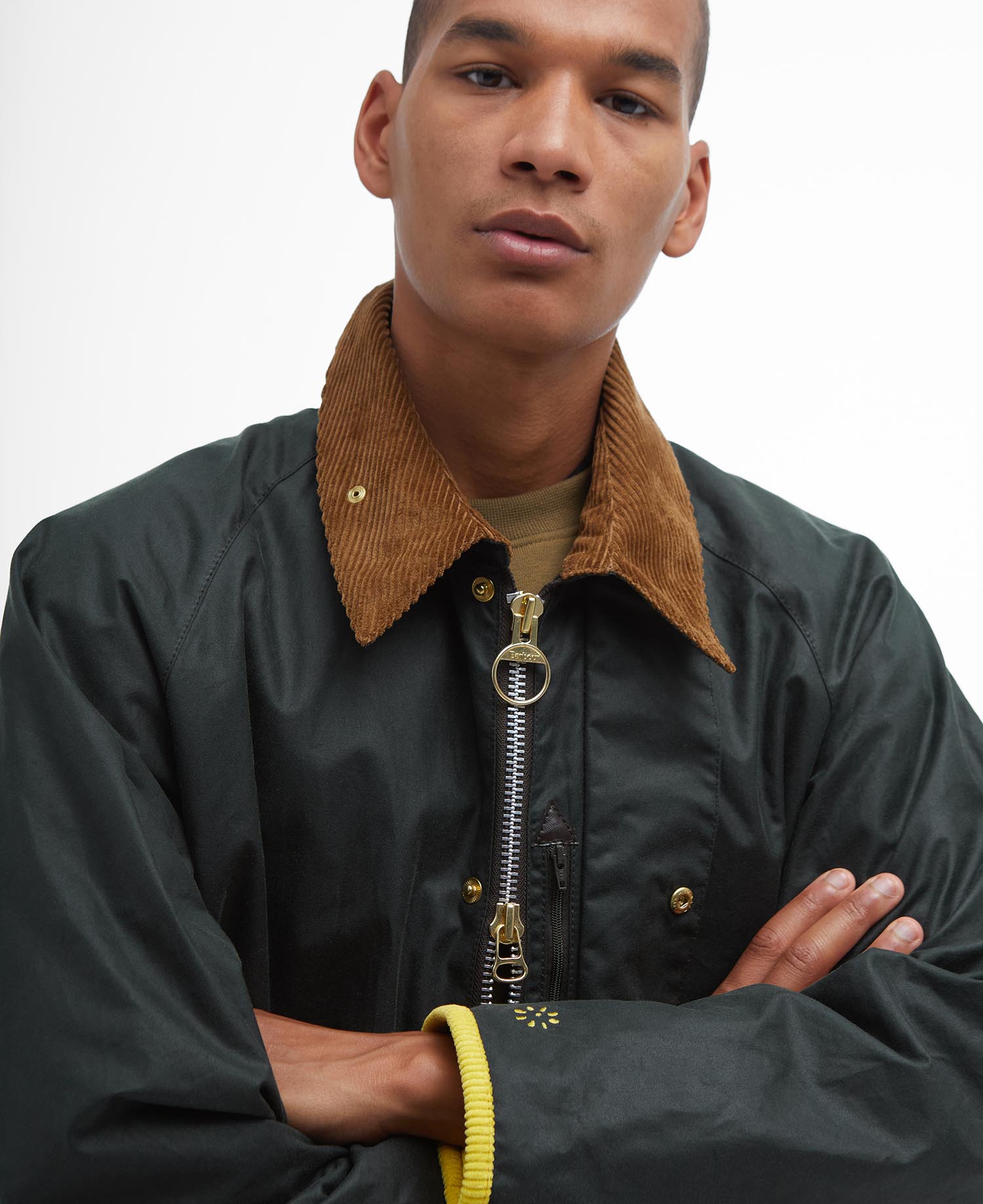 Barbour x Flower Mountain Oversized Transport Waxed Jacket image number 4