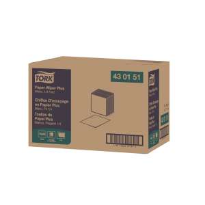 SCA430151, Tork, 12.50"x13.00", Paper, General Purpose Wipers, White
