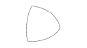 Vivid Black 1×1 Convex Quarter Round Corner Glossy