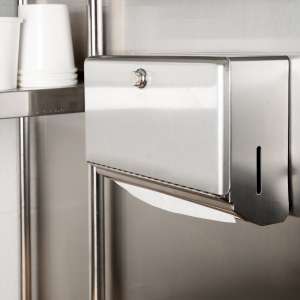 Bobrick, ClassicSeries, Multi-fold Folded Towel Dispenser, Stainless Steel