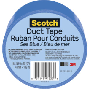 Duct Tape for Artists, 1.88 in x 20 yd (48 mm x 18.2 m), Sea Blue