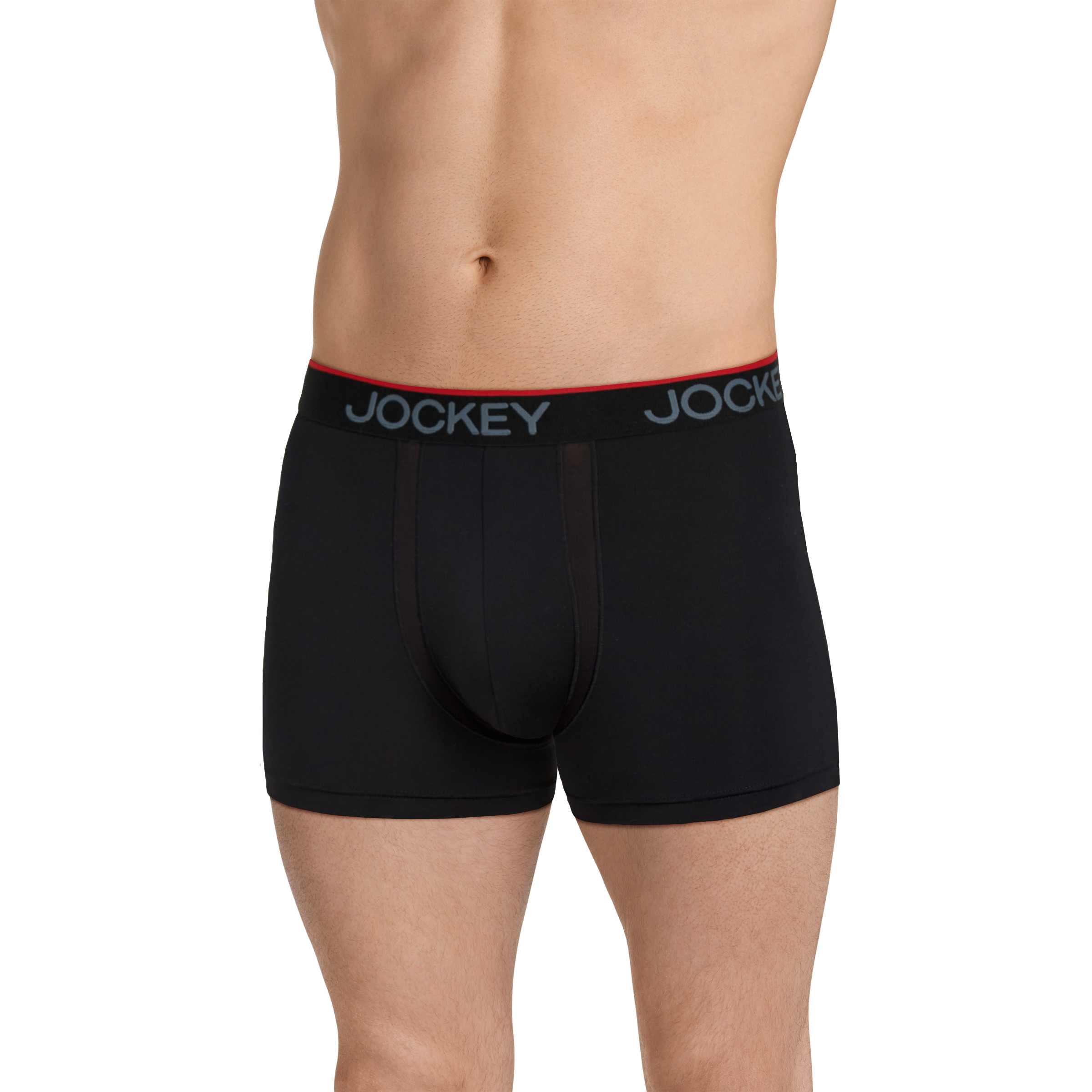 Jockey Men's Chafe Proof Pouch Microfiber 3" Trunk - 3 Pack