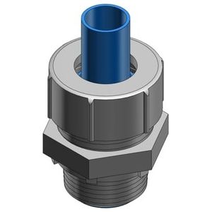 Bullet® Liquid Tight Connector, Steel, Straight, 1/2 in.
