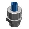 Bullet® Liquid Tight Connector, Steel, Straight, 1/2 in.