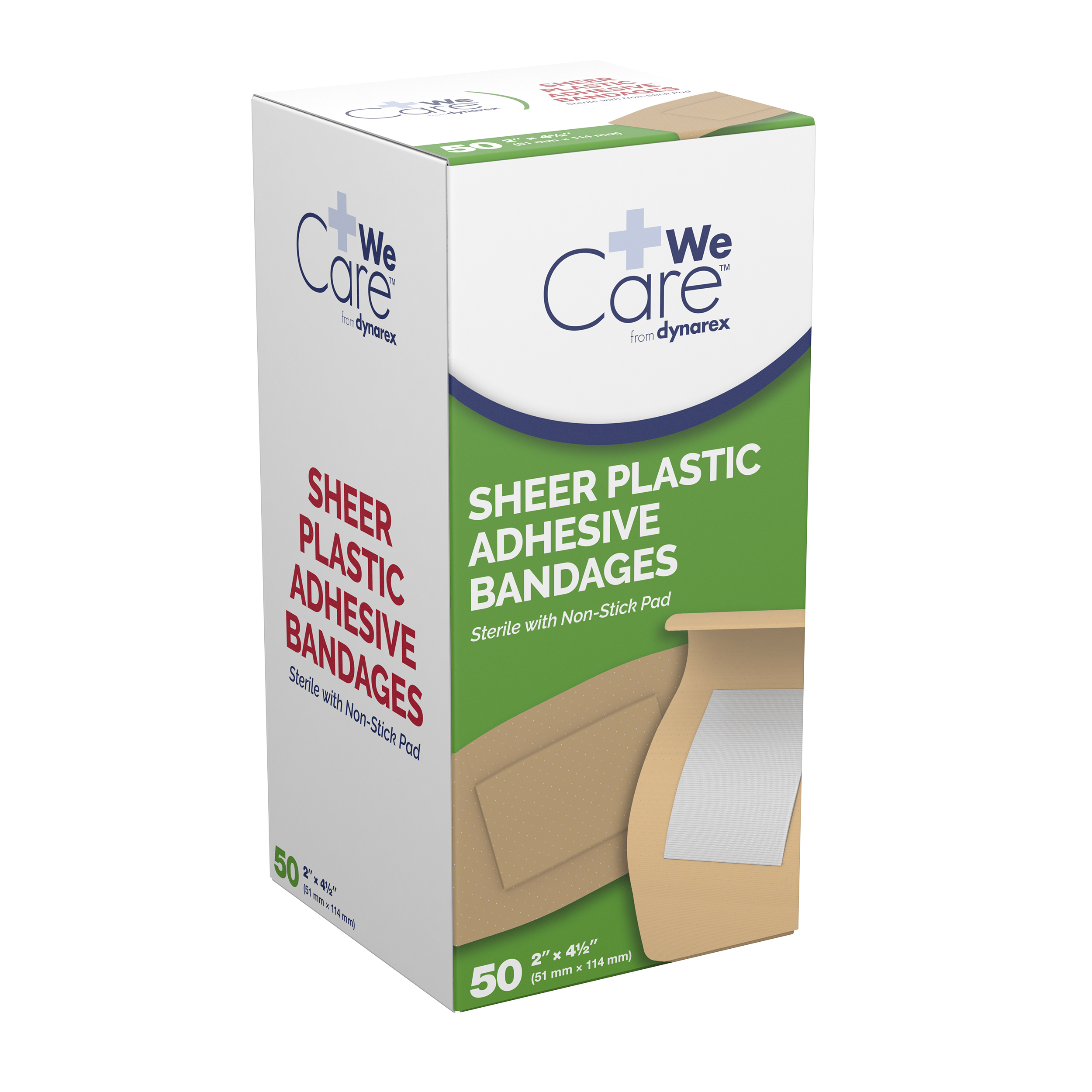 Sheer Plastic Adhesive Bandages Sterile - 2