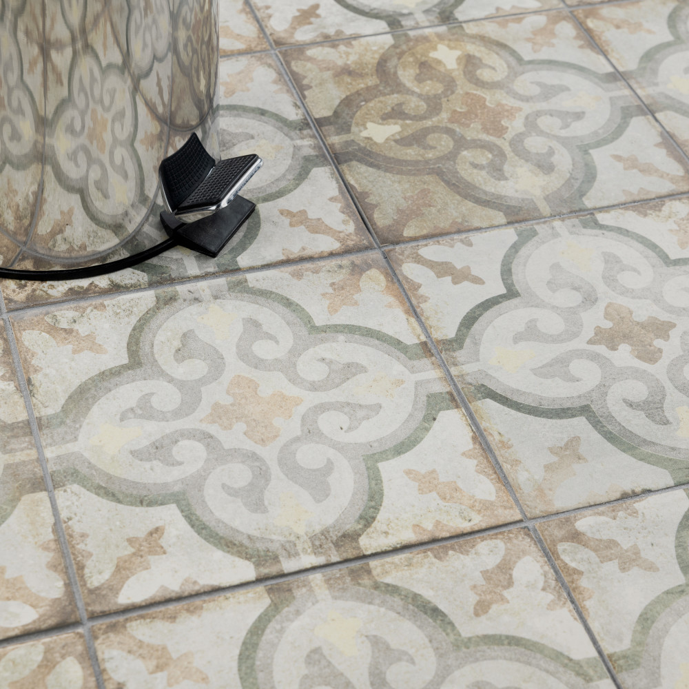 D’Anticatto Decor Palazzo 8-3/4 in. x 8-3/4 in. Porcelain Floor and Wall Tile