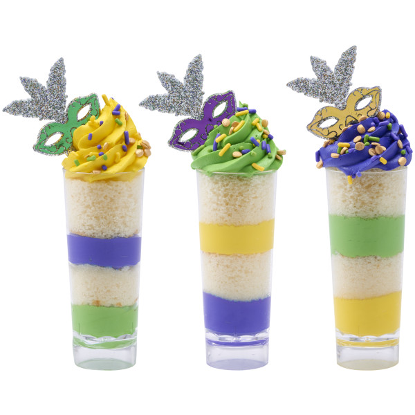 Mardi Gras Glitter Mask DecoPics®