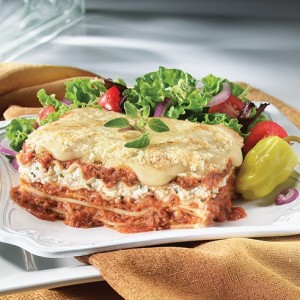 Campbell’s Frozen Entrées Lasagna Classic with Meat and Ricotta, 6 Pound Trays, 4-Pack