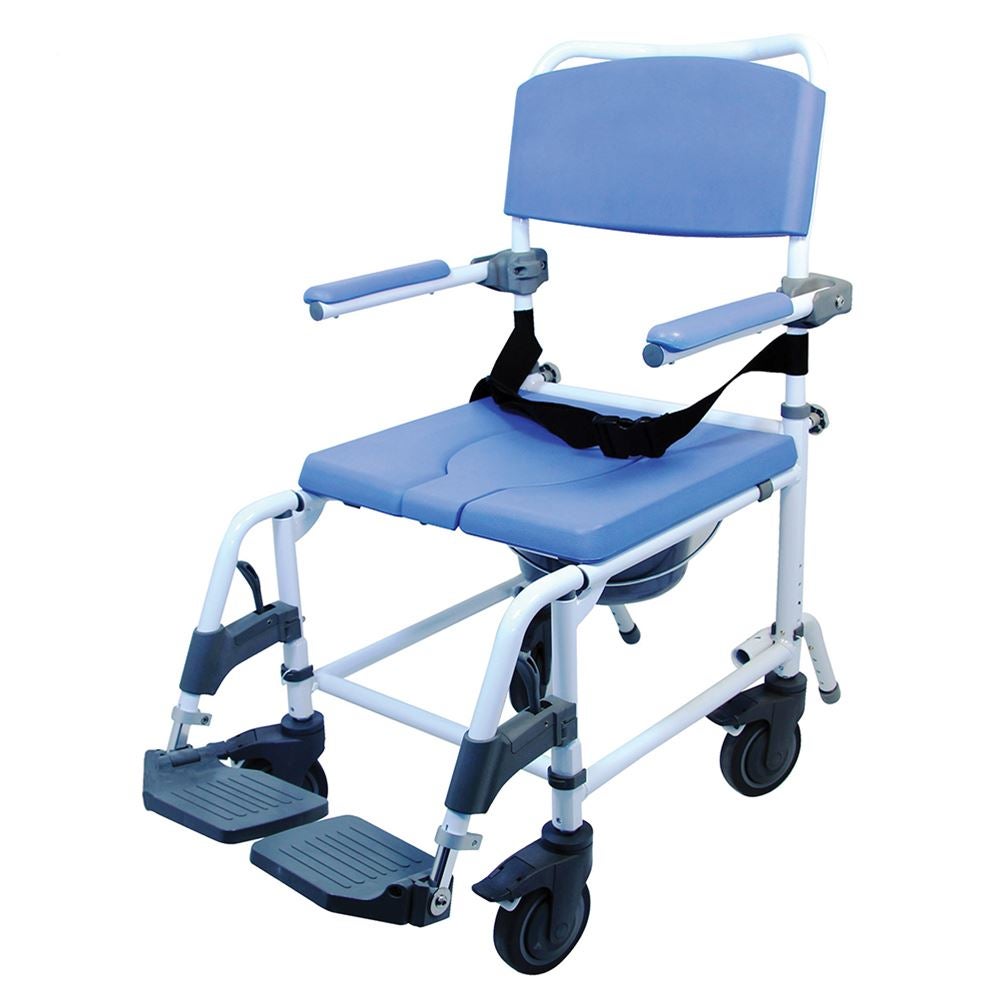 Alimed COMMODE, SHOWER ALUMINUM EZEE LIFE 440LBS 37"