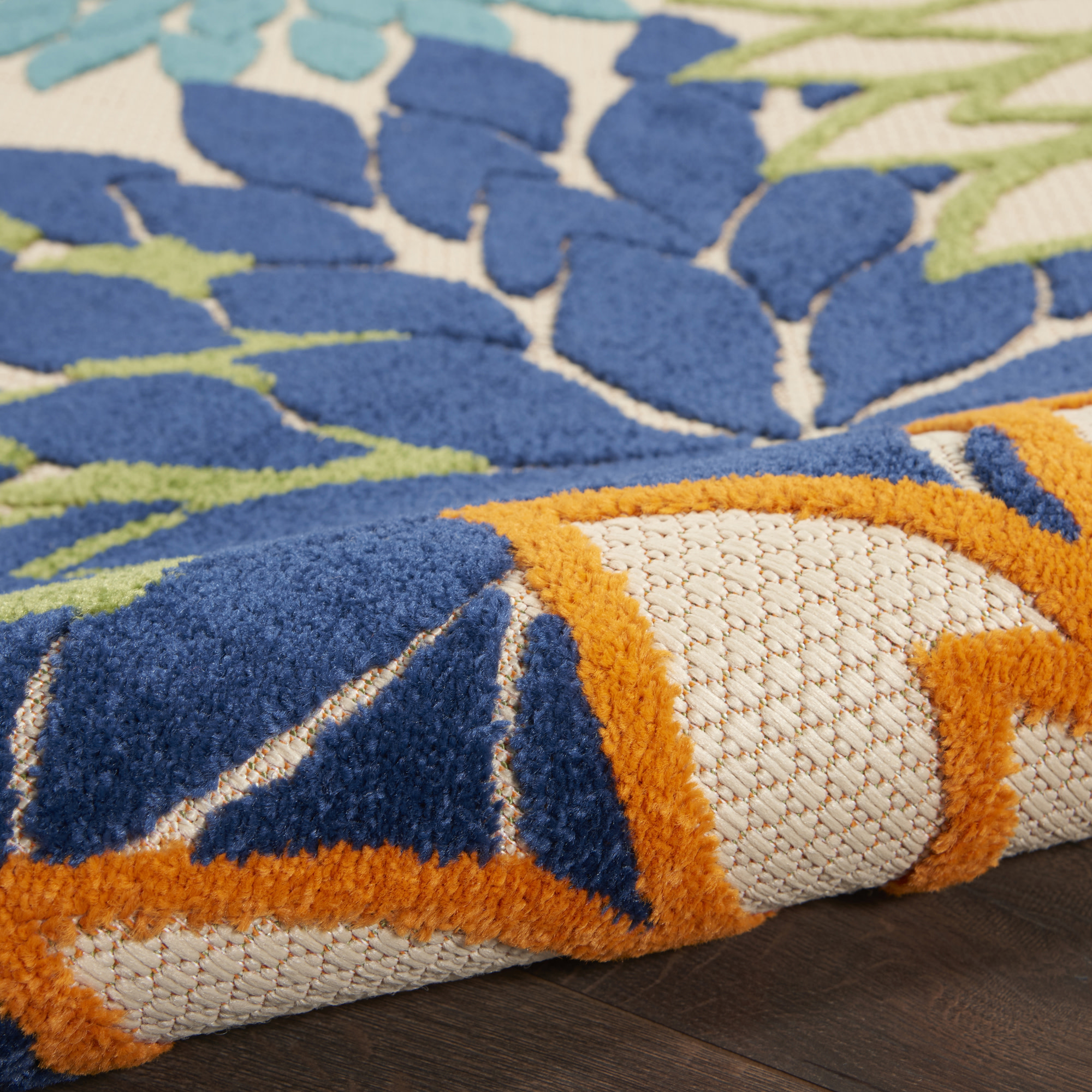 Nourison Aloha 7' x 10' Multicolor Tropical Rug