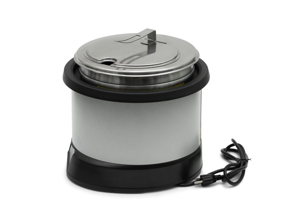 11-quart 230-volt Mirage® countertop induction rethermalizer in natural finish with UK plug