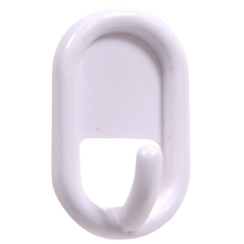 Hardware Essentials Oval Plastic Hanging Hook