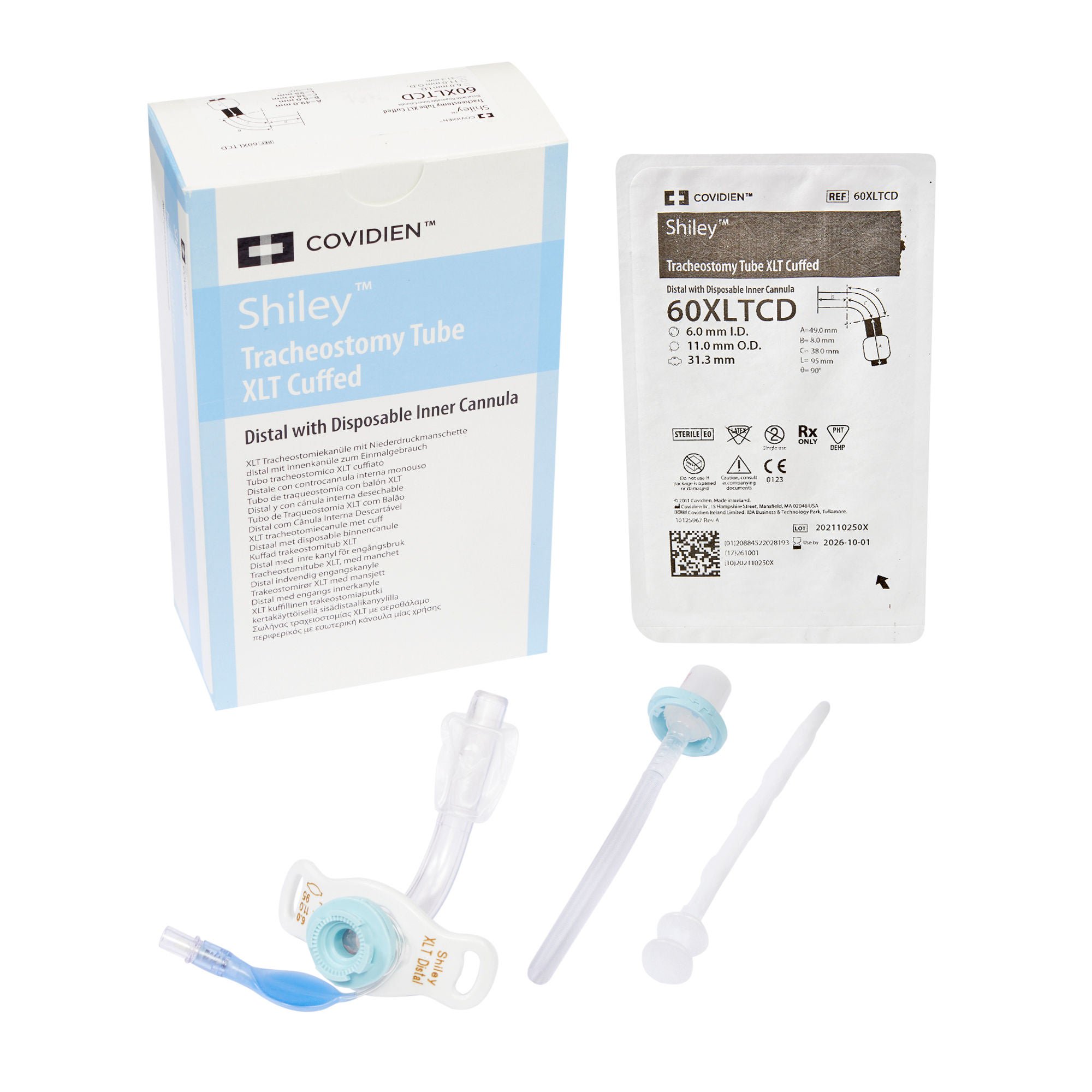Shiley™ XLT Tracheostomy Tube, Size 6