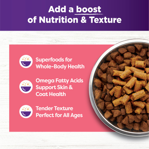 The benifts of Wellness Bowl Boosters Tender Topper Lamb & Salmon