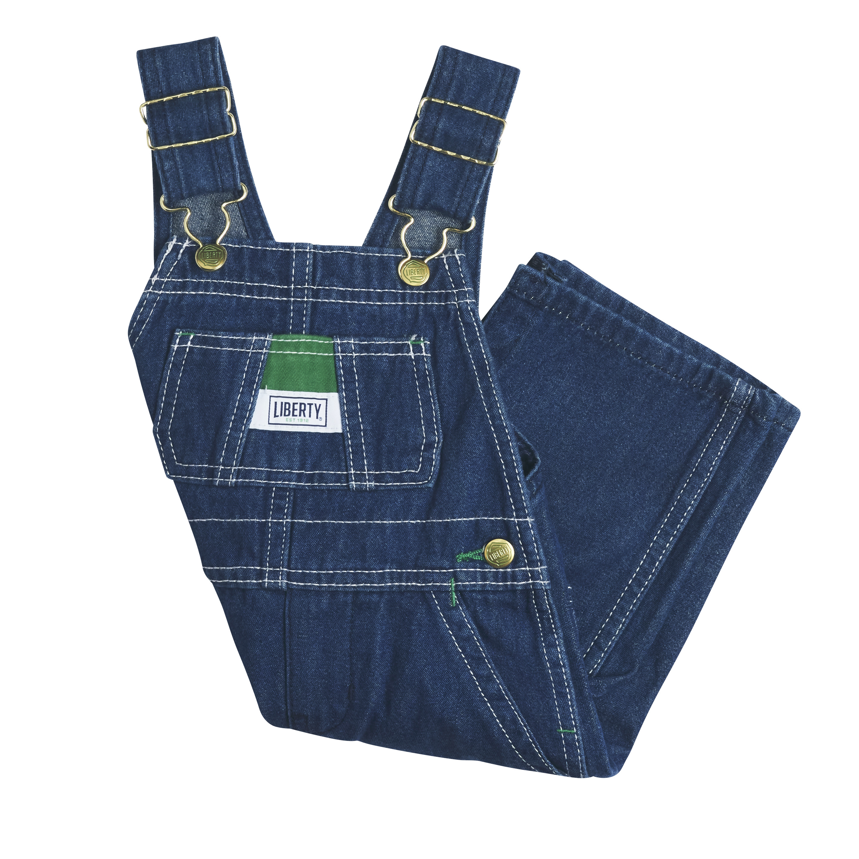 Liberty Infant Denim Bib Overalls-Liberty