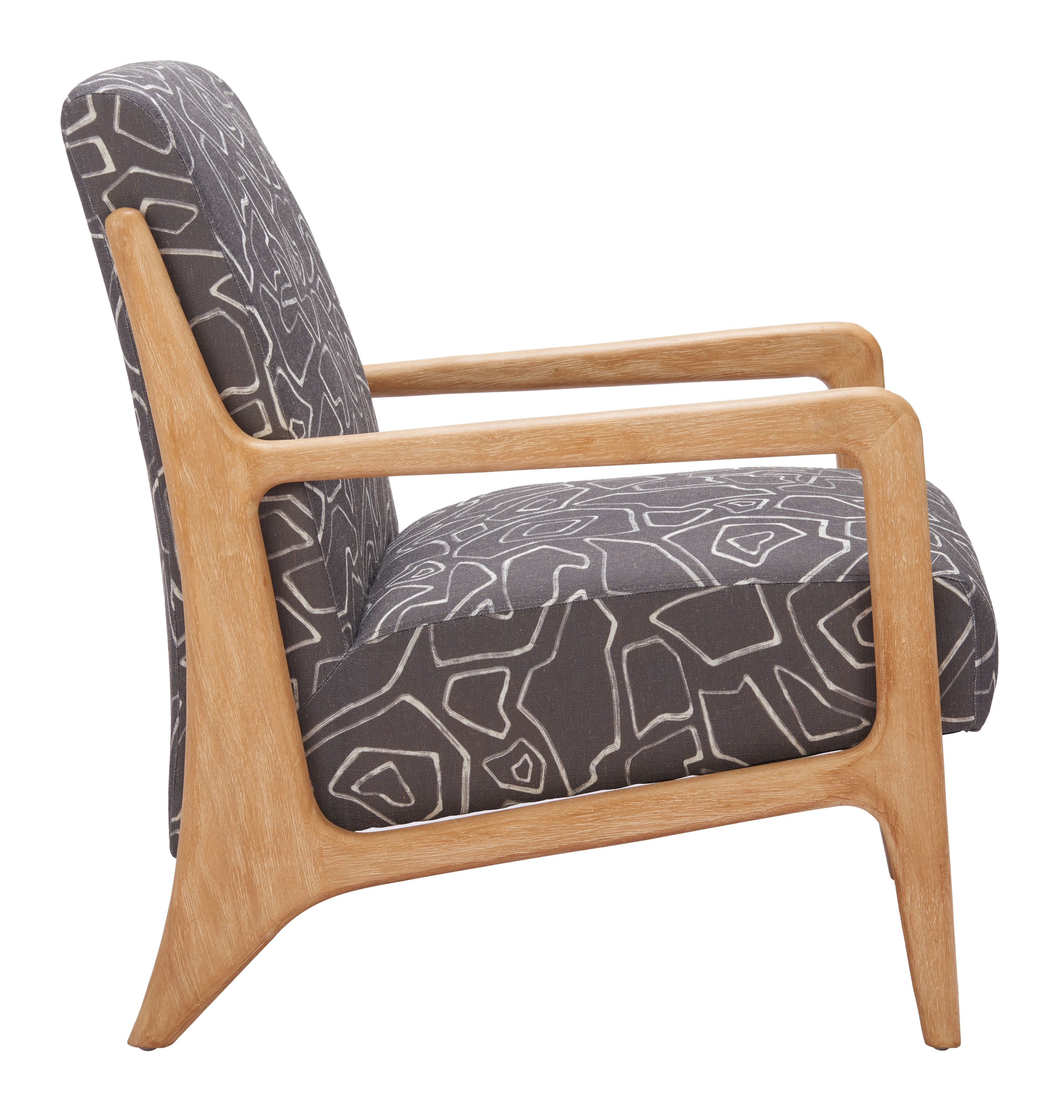 Runa Accent Chair Gray & Natural product image